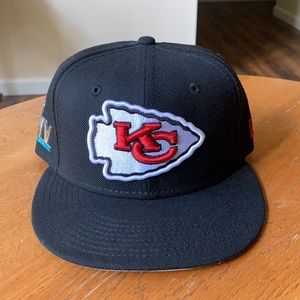 New Era Kansas City Cheifs Super bowl hat fitted.